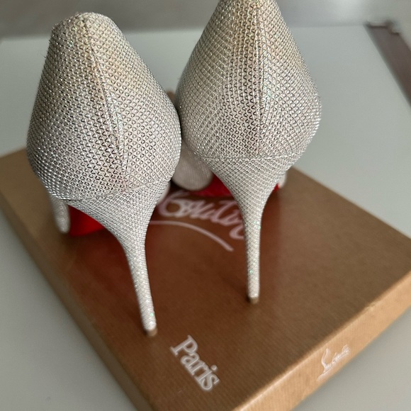 Nwt Christian Louboutin white spark pumps - Picture 2 of 4